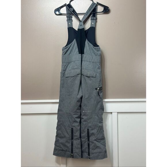 Obermeyer Gray Zip Up Snow Bibs Snow Pants Kids Size 8 - Picture 12 of 14
